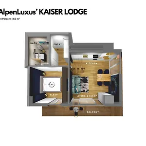  Apartment Kaiser By Alpenluxus Mit Pool&tiefgaragenstellplatz
